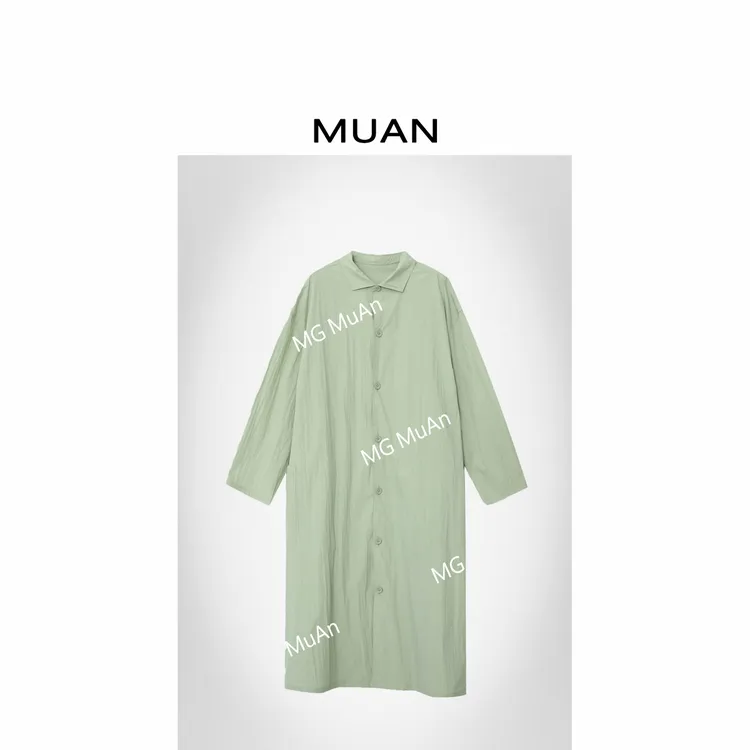 木岸MUAN：《清风风衣》“清风系列”定制风衣外套上衣女DG3-8894-1