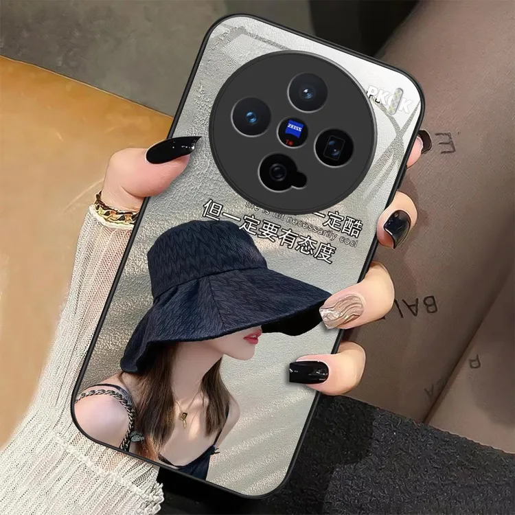 适用【vivo X200 Pro mini】生活态度液态玻璃手机壳 优雅时尚