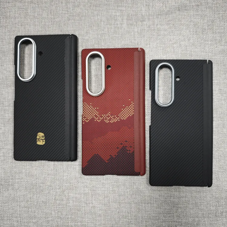 适用三星Fold7/6/5/w25全新微瑕凯夫拉手机壳轻薄磁吸芳纶手机套