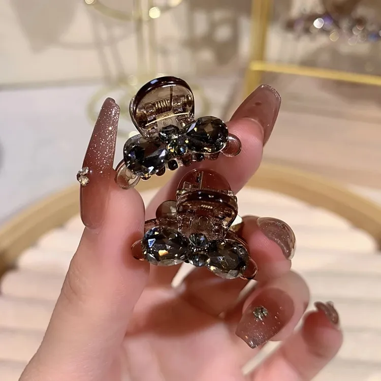 小抓夹黑色碎发夹精致小巧迷你刘海夹气质发饰刘海小夹子头饰发饰