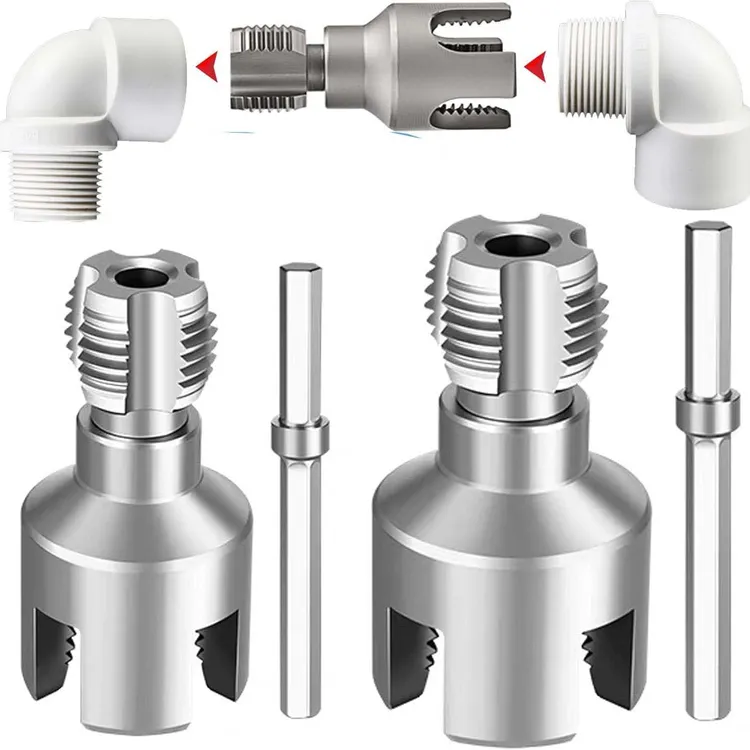 水管ppr管内外孔内丝外丝一体开丝器套丝4分6分水管PPR螺纹攻丝锥