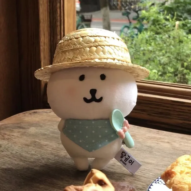 chiikawa自嘲熊13cm可爱毛绒公仔玩偶玩具呆萌naganno生日礼物yw