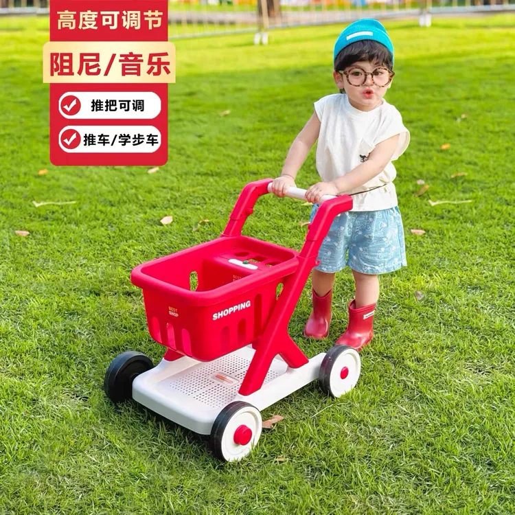 婴儿学步车宝宝手推车0-3岁宝宝多功能防摔跤学走路神器周岁礼物
