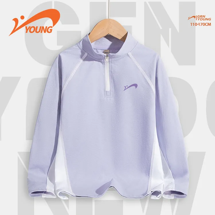 贵人鸟童装女童长袖t恤春秋款大童秋季运动休闲上衣儿童防晒秋装