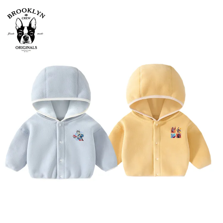 zero奥特曼男童2026秋冬新款加厚童装羊羔绒开衫潮摇粒绒钮扣外套