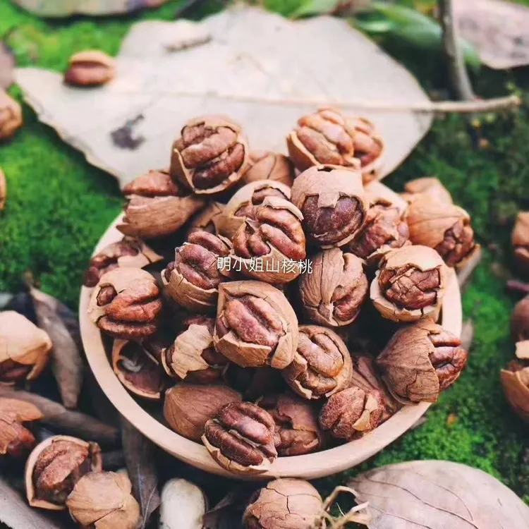 明小姐2025年新货明小姐宁国特产500克水煮辣味特好剥山核桃新品