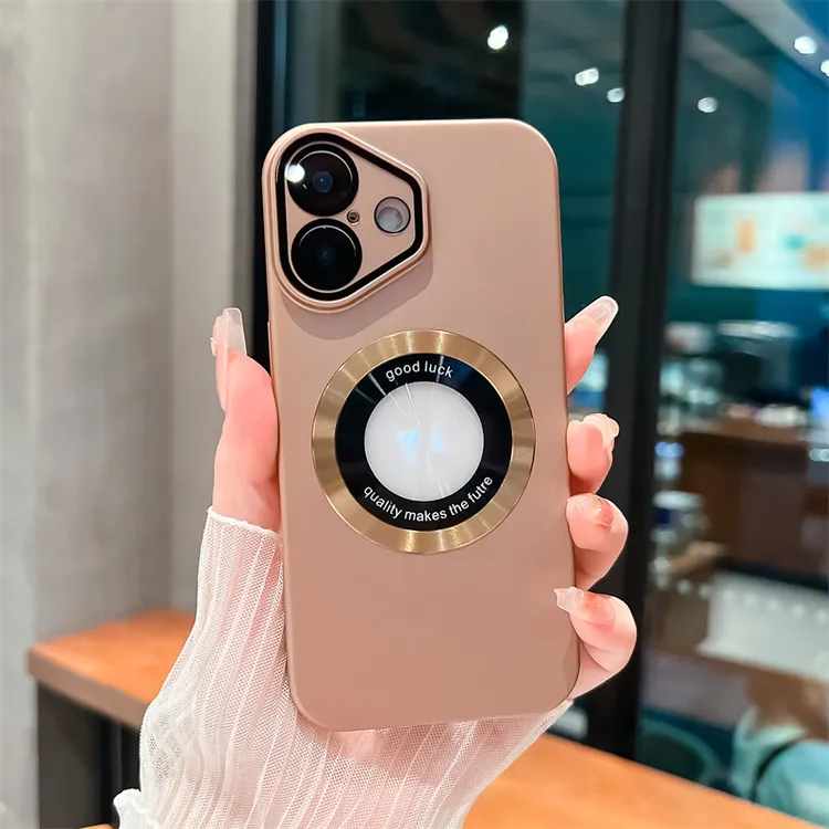 沙漠金磨砂适用苹果16promax手机壳镜头膜iPhone15pro超薄14磁吸