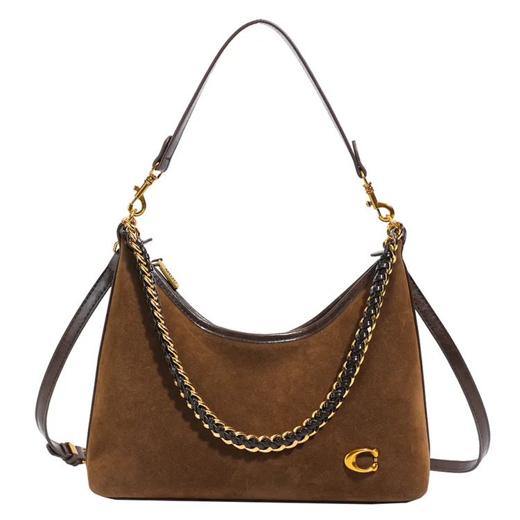 【AB两面能背】通勤风韩式磨砂豹纹斜挎包磨砂皮流浪包—3022