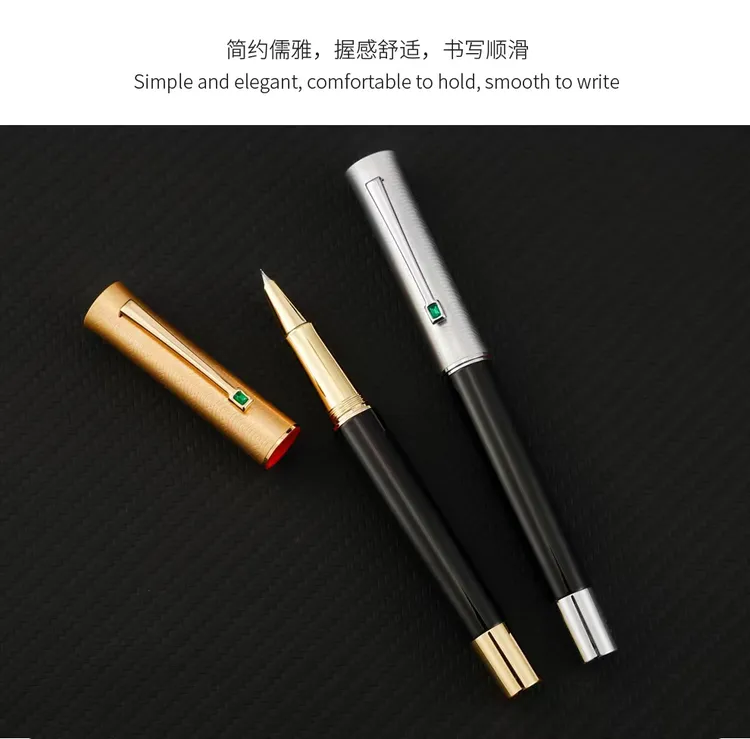 【25年新款】扬子鳄1893浮雕祥云书法美工钢笔商务钢笔自带笔锋的笔