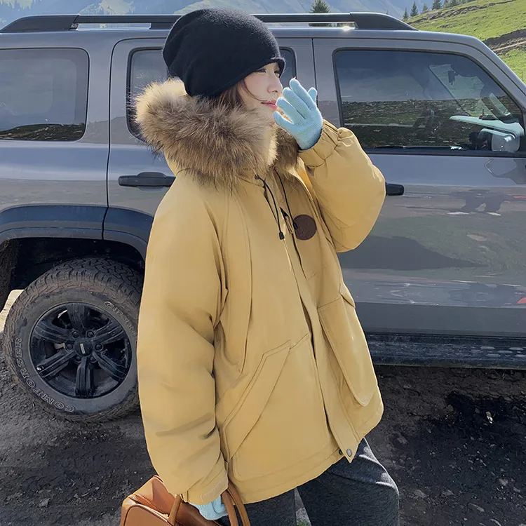 梦玫713美式工装羽绒服派克服冬季新款高级感炸街小众加厚外套