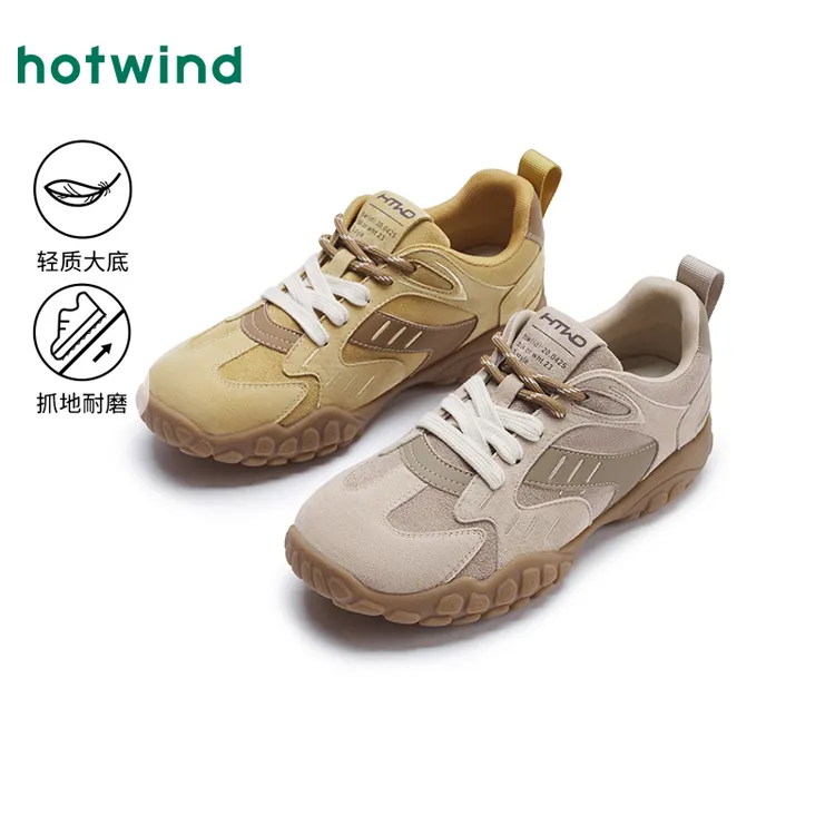 【夏日清仓】热风2025年春季新款女士时尚休闲鞋H09W25117【7折起】