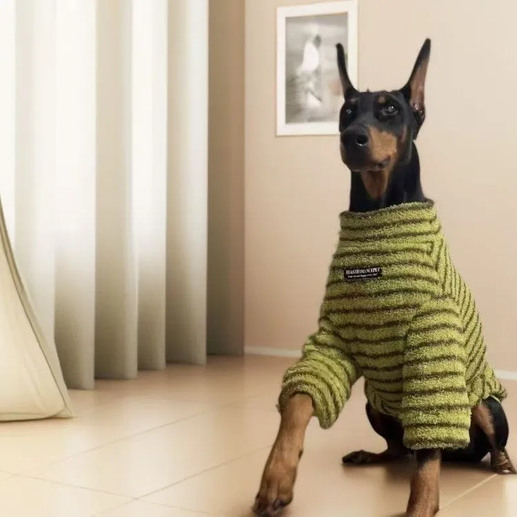 狗狗衣服中大型犬潮牌宠物温暖绒保暖卫衣拉布拉多金毛秋冬打底衫