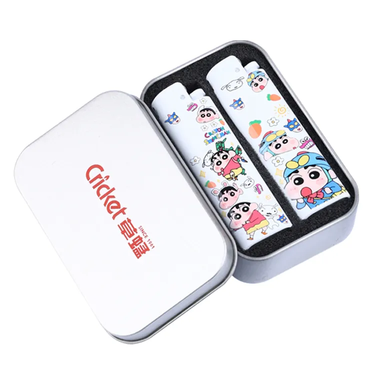 个性创意防爆耐高温一次性砂轮打火机礼盒装适合送男女