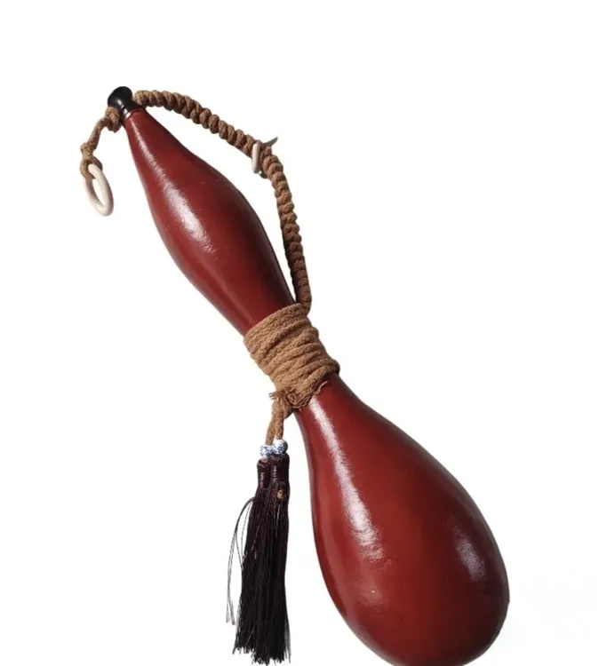 本长葫芦，蚂蚁葫芦，蜂蜡防渗，可装酒水，铜口塑料塞。