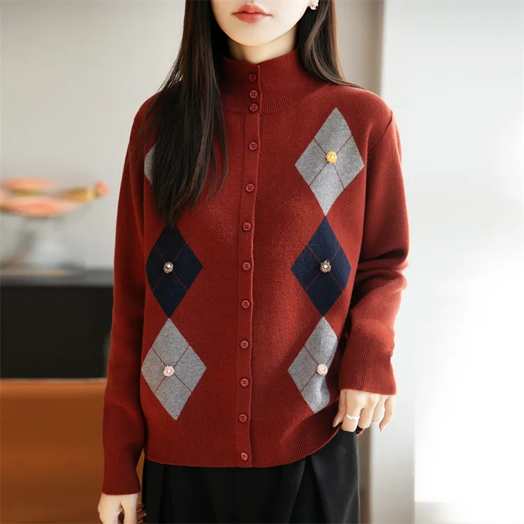 品牌女装正品秋冬新款爆款高贵上档次毛衣女士针织开衫内搭外穿