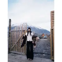 【氛围感毛衣】加长慵懒感菠萝粗针双拉链勾花毛衣外套 25345