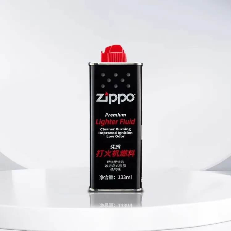 ZIPPO打火机配件原装133ML油芝宝专用拒绝黑烟打火机油PJX1