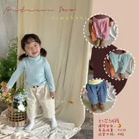 NIMO【幼儿园】韩版琥珀系秋季新款宝宝复古时尚纯色灯芯绒裤子