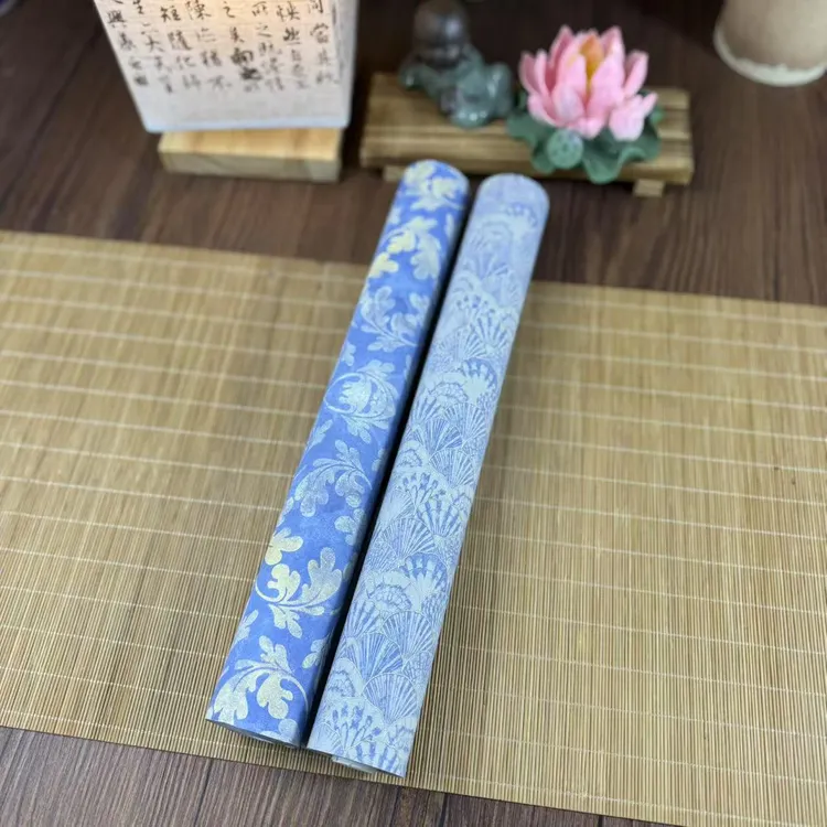 静德斋微喷蜡染加厚【花眠/风浅长卷】 小楷行草书半生半熟宣纸