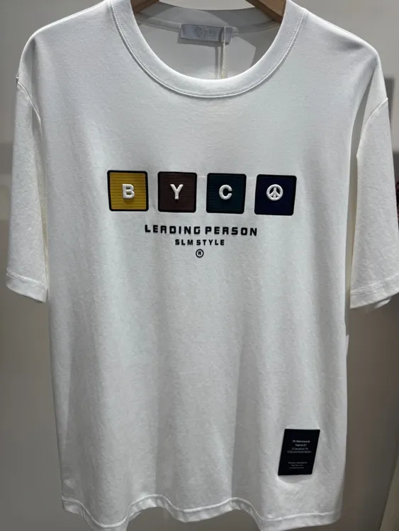 夏季印花短袖男士印烫圆领T恤时尚男款