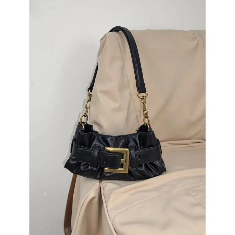 小众通勤包包女夏2025新款女式女款法式腋下包高级感轻奢半月包女