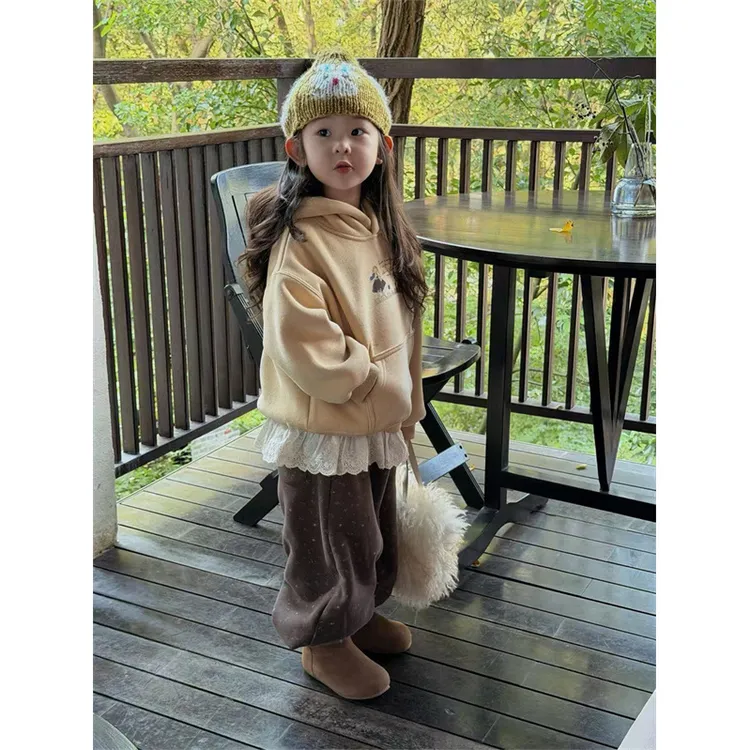 【黄油太妃糖】女童冬装加绒套装衣服HB304（童装汉服）26535+26533