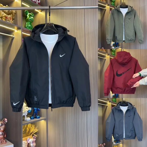 秋冬薄棉休闲刺绣多色百搭二棉外套6028男款男装连帽潮流宽松