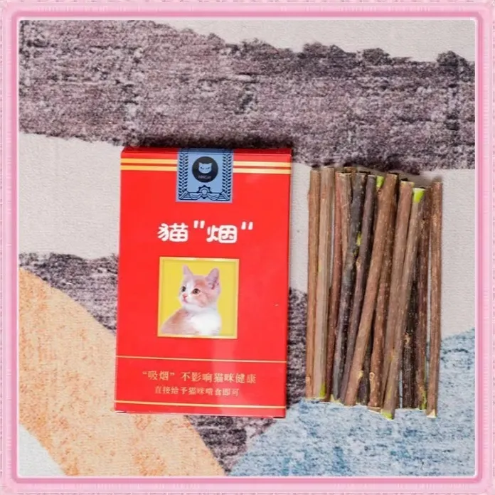 【达人推荐】猫烟 木天蓼猫磨牙棒猫咪零食啃咬猫薄荷幼猫咬棒