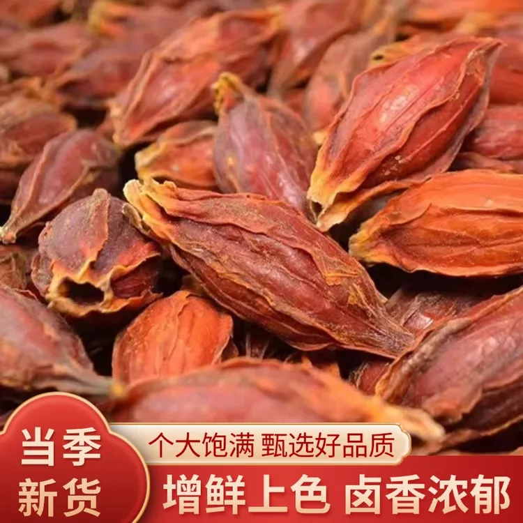 野生栀子果黄栀子茶山栀子花茶栀子黄泡茶栀子卤肉