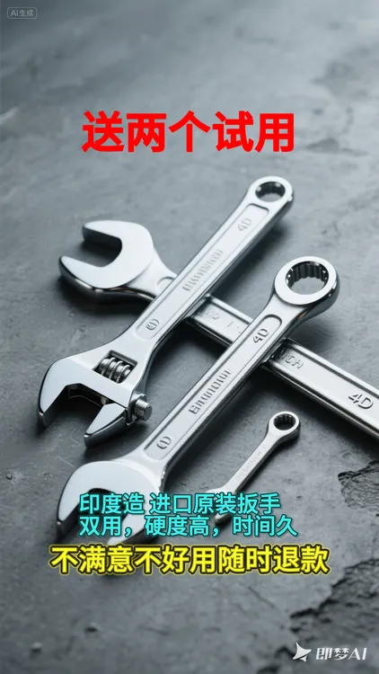 印度进口扳手维修工具一盒十把送两把共12把