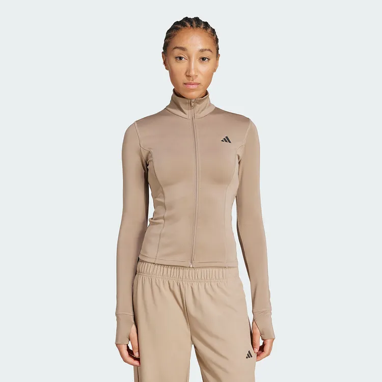 阿迪达斯 （adidas）女子WE ZP THRU JKT训练夹克外套JW2815