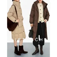 尼采 官方直营｜保命大暖炉｜90鹅绒高充绒大被子版型女羽绒服62063