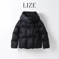 LIZE「加拿大雪夜L0428」超五防.时髦休闲.连帽鹅绒服