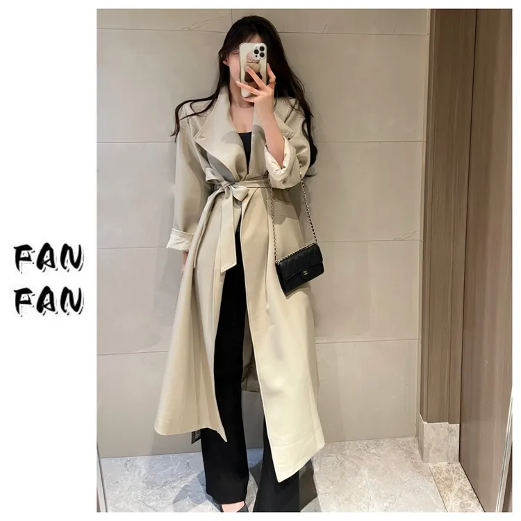 FANFAN 【伦敦秋日】廓形长款外套风衣