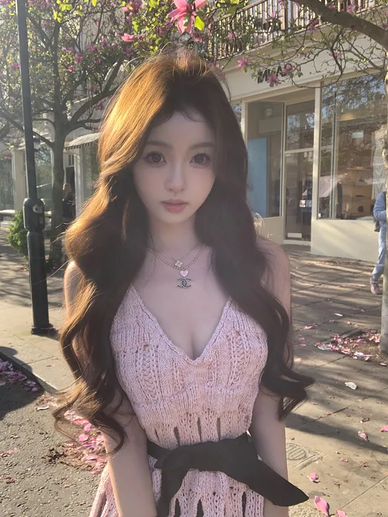 【香奶奶25S】2025韩系时尚高级感百搭镂空针织上衣女+高腰黑色短裤