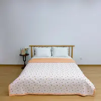 【甜心南瓜-云小棉绒床盖】高端婴儿绒床盖 可铺可盖柔软床品