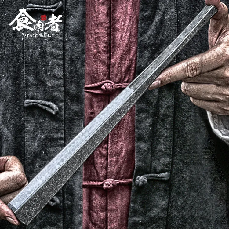 食肉者古风钛合金这扇子七八九寸金属武术便携太极功夫中国风男礼