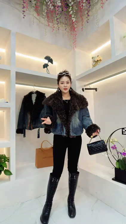 2025冬季新款时尚显瘦气质网红高档洋气高级百搭宽松款女牛仔外衣