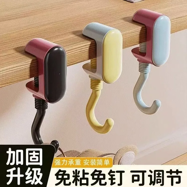桌边包包神器~书包挂钩免打孔书桌挂钩课桌专用钩子强力承重宿舍