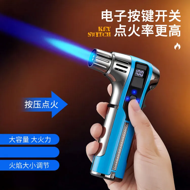 充电喷枪点火器防风打火机充电数显点艾灸烧猪毛户外烧烤