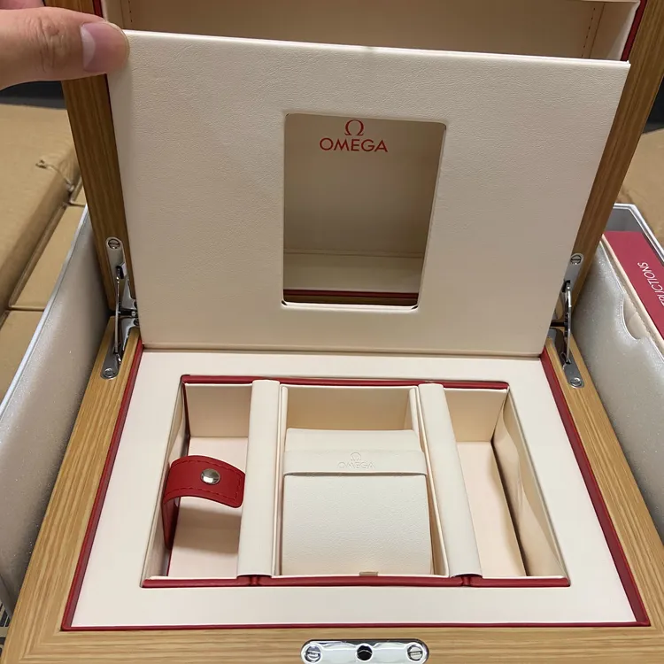 【顺丰包邮】正品全新欧米茄手表盒子木盒专柜原装收纳包装木盒