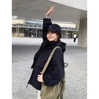 一三良品小个子 户外冲锋衣三合一可拆卸摇粒绒山系外套女T5935