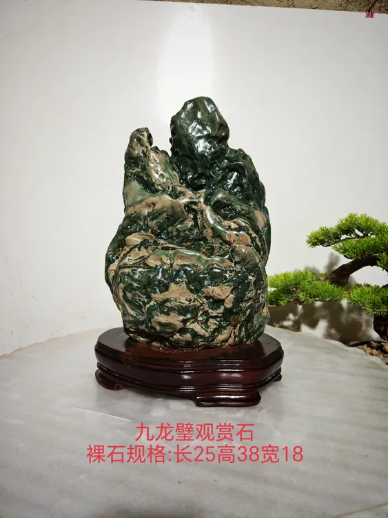 九龙璧观赏石，奇石景观石摆件，适用于办公室客厅等多种场景装饰品