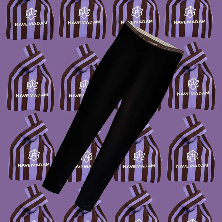 NAIVE MADAM27051加厚绒修身软糯显瘦无痕贴肤高腰慕斯云朵打底裤