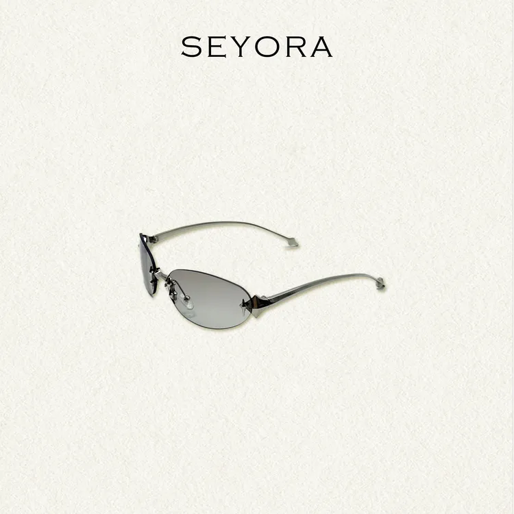 Seyora【星星】复古时尚椭圆形潮流眼镜 O30881SY51