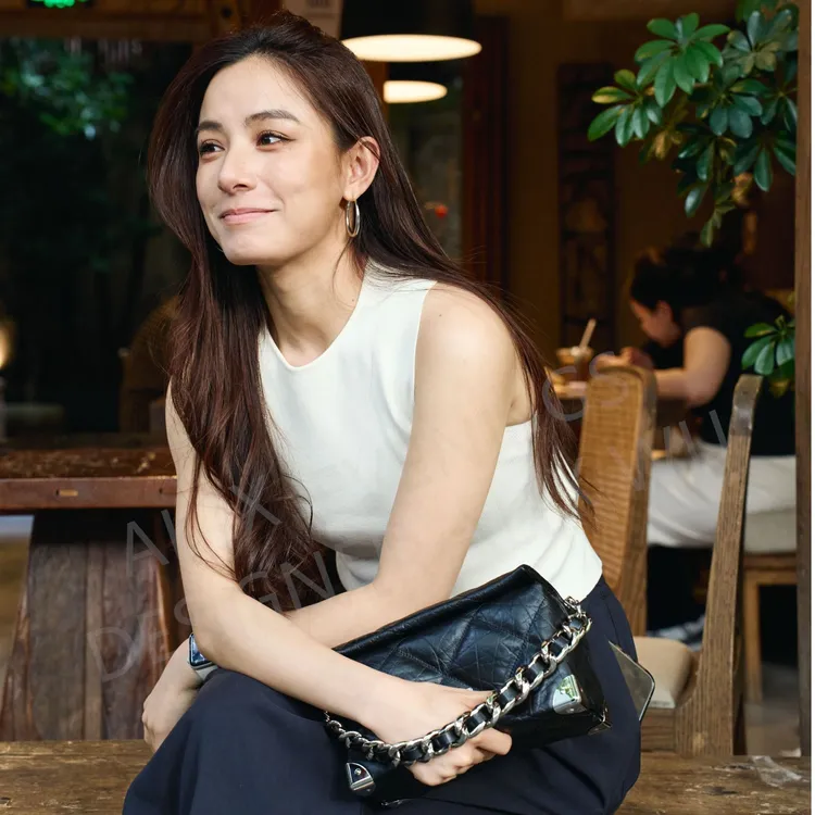 ALEX EVENINGS潮酷ins精致の黑岩《超酷小方盒》黑色小众单肩