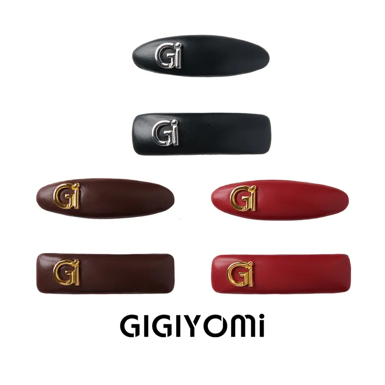 【童童专属】GIGIYOMi原创设计韩版仿小羊皮PU皮质BB夹气质边夹发夹