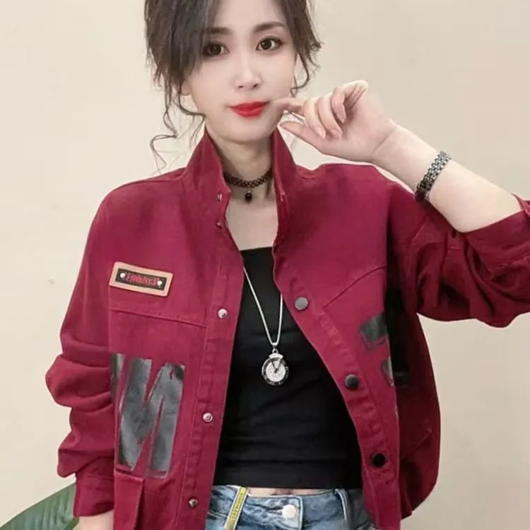 外套女秋季爆款时尚百搭小香风学院风新款洋气高级显瘦牛仔外套