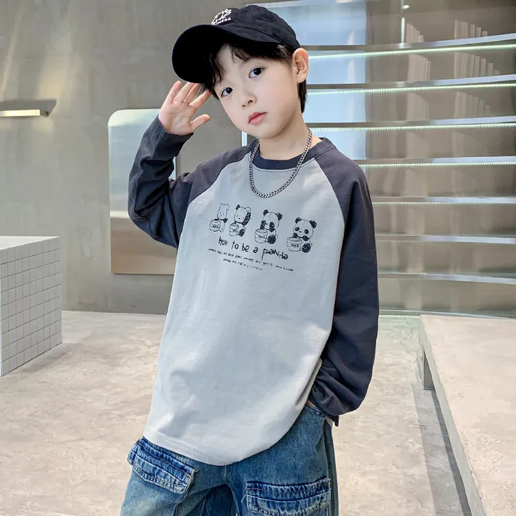 儿童装男童春装卫衣2025新款春秋款上衣中大童男孩春季洋气打底衫