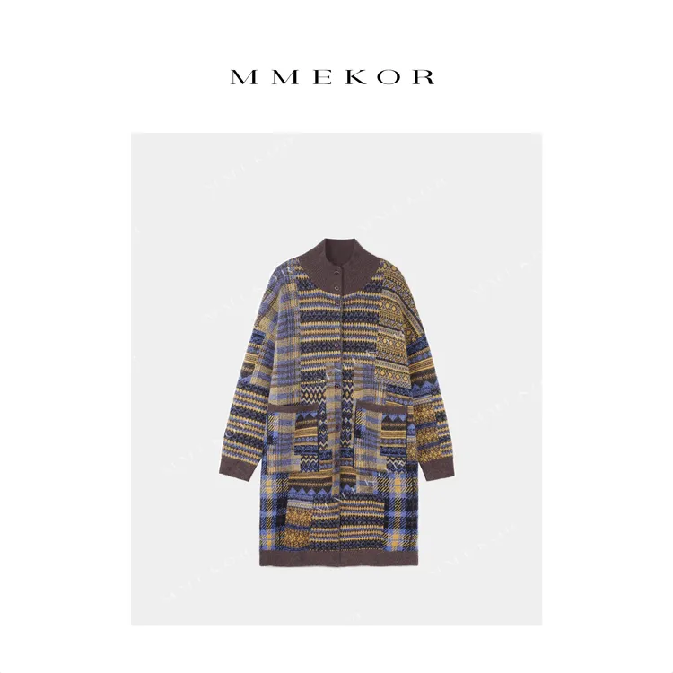 MMEKOR“蒙塔木屋”毛衣 2025新款秋款静奢老钱风百搭上衣 30760